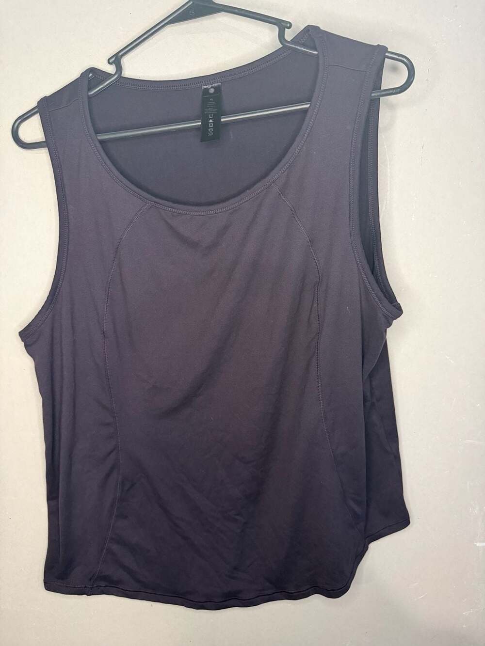 Yogalicious Athletic Tank Top Dark Purple Size XL